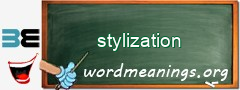 WordMeaning blackboard for stylization
